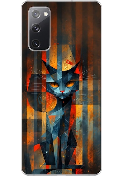 Samsung Galaxy S20 Fe Uyumlu Şeffaf Kılıf Aesthetic 2 Tasarımlı