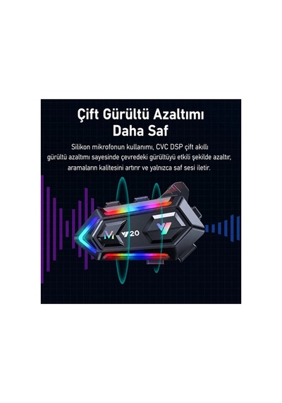 Y20 İntercom Motorcu Kulaklığı