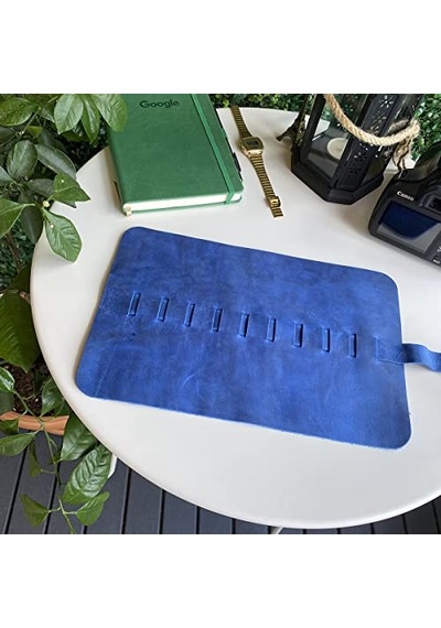 Deri Natürel Geniş Tasarım Rulo Kalemlik Genel