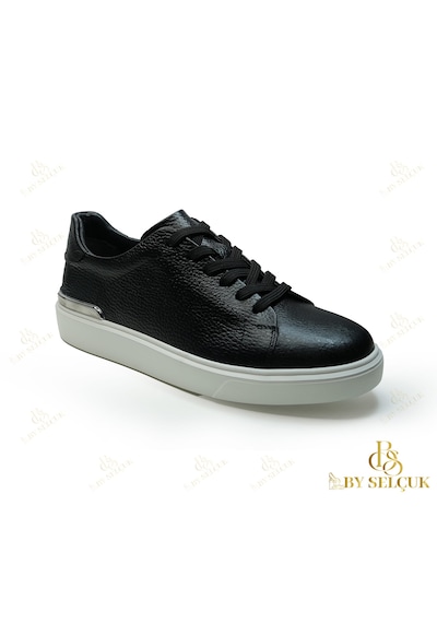 Sneaker Ortopedik Taban Astarlı Siyah  -  Beyaz