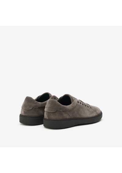Visone Greige Sneaker Erkek 19c1 Frau Waxy Laced Shoes Vizon