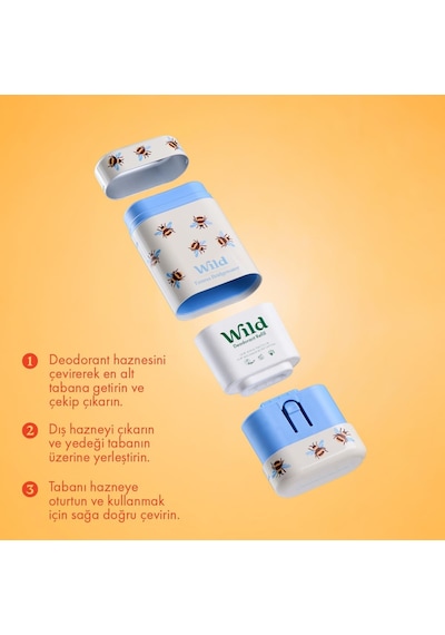 Refill Yedek Stick Deodorant İçi%98 Doğal Formül Honey & Cactus Flower 40 G.