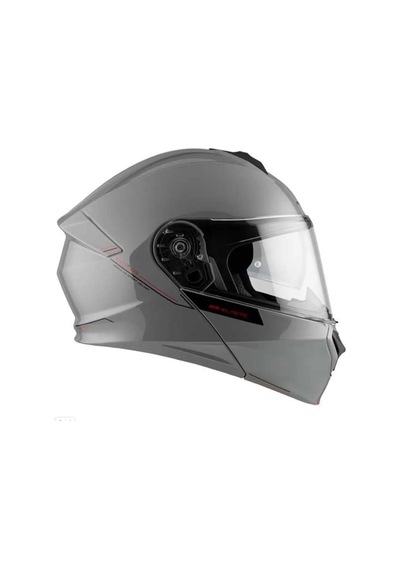 Mt Genesis SV Solid A12 Parlak Çene Açılır Kask Gri