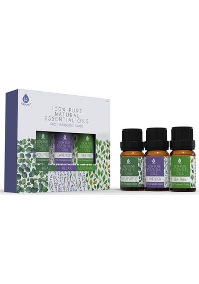 Pursonic Pure Natural Essential Oils 3 x 10 ML