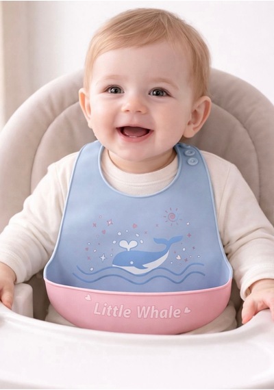 Silikon Bebek Mama Önlüğü Çocuk Mama Önlük Leke Tutmaz Yıkanabilir 827275090
