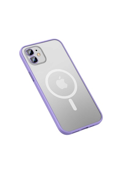 Apple Uyumlu iPhone 12 Kılıf Zore Mokka Lens Koruyuculu Wireless Kılıf