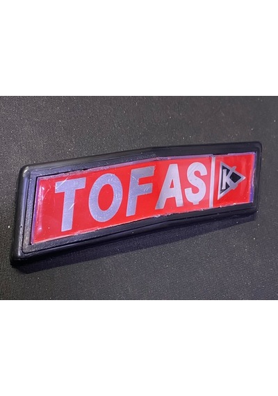 Tofas Ön Panjur Arması M131 M124 Serçe Eğri Kırmızı