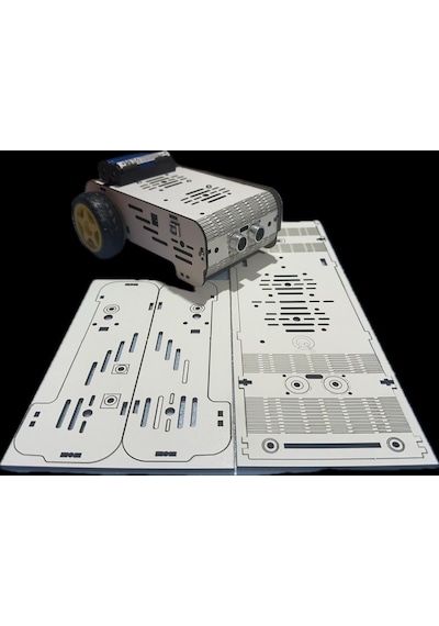 Robotik Hobi Merkezi 2wd Arduino Mdf Araç Seti