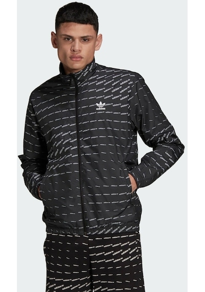 Adidas Adıdas Graphıcs Monogram Erkek Ceket H13485 Siyah