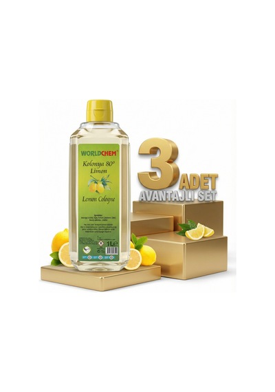 Worldchem Limon Kolonyası 3x1 Lt
