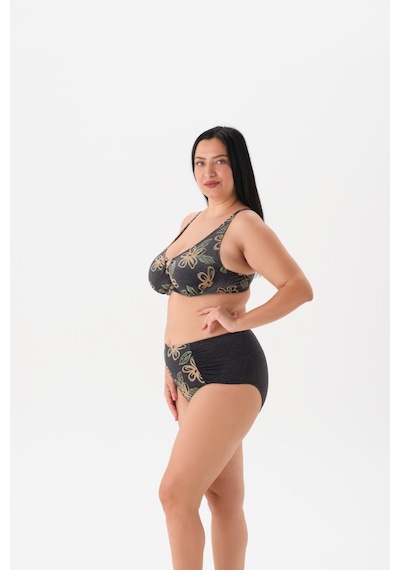 Büyük Beden Toparlayıcı Yeşil Bikini Takım