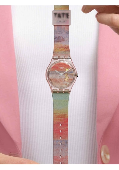 Swatch So28z700 Turner's Scarlet Sunset Kadın Kol Saati