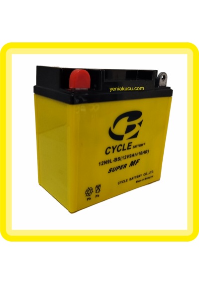 12n9l Akü - 12 Volt 9 Ah Cycle Battery Motosiklet Aküsü