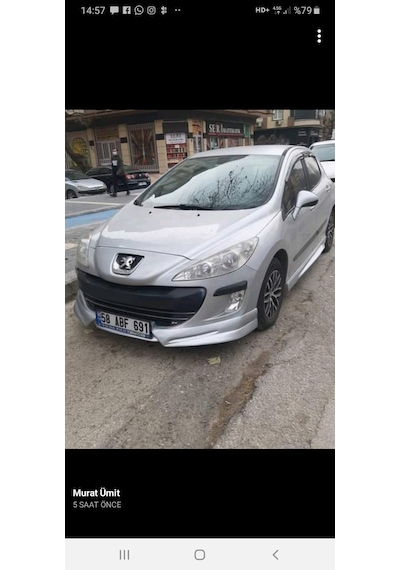 PEUGEOT 308 ÖN TAMPON EKİ
