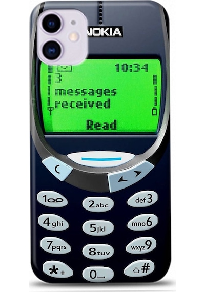 Tüm Modellere Uyumlu Nokia 3310 Tasarımlı Telefon Kılıfı Y-retro8