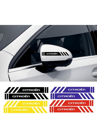 Citroen Nemo Yan Dikiz Aynası Şerit Sticker Araca Özel