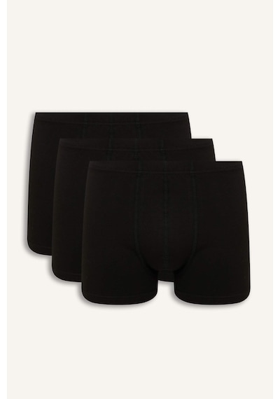 Defacto Regular Fıt 3lü Boxer Set H3645ax26spbk81 Siyah-bk81