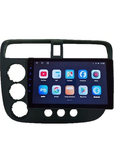 Cadence Honda Vtec 2 Android 6gb Ram 128gb Rom 8 Çekirdek Carplay Navigasyon Multimedya Ön Ve Geri Görüş Kameralı 9"