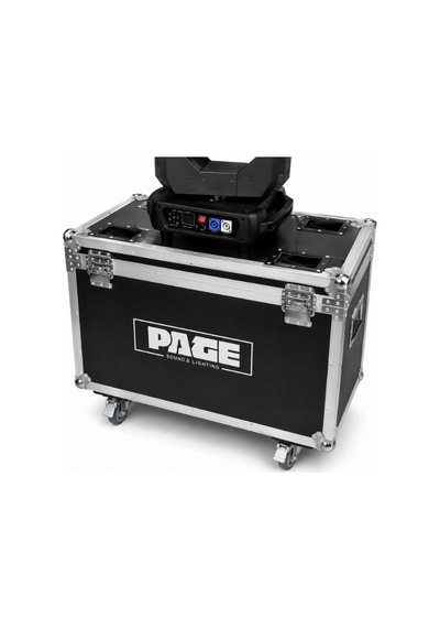 295w Led Moving Head Işık Dmx512 Kontrol, Dj Sahne Spot & Beam Travel Case'li 2'li Paket