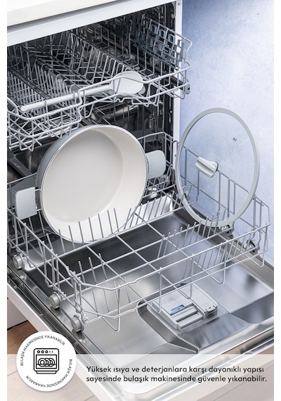 Emsan Swiss Cyrstal Rs Karnıyarık Tenceresi Gri 26 Cm Gri