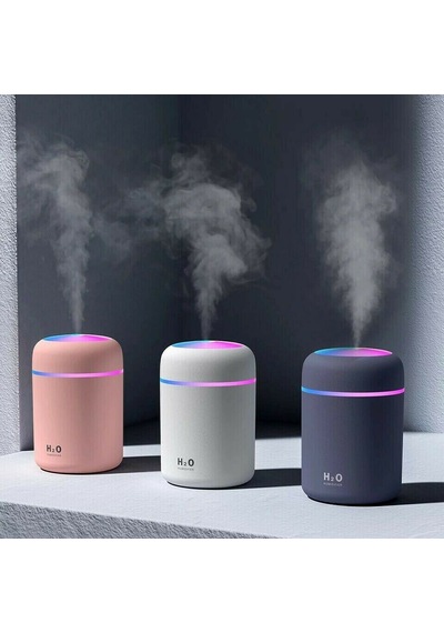 Demirkol Store 300 Ml Ulrasonik Hava Nemlendirici Buhar Makinesi Ve Aroma Difüzörü (antrasit)