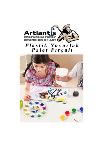 Akrilik Boya Monalisa 12 Renk 12 Ml Tüp 1 Paket 12 Li Akrilik Boya Seti Ve Yuvarlak Resim Paleti Fırçalı 1 Paket 10