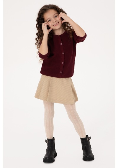 U.s. Polo Assn. Kız Çocuk Plum Hırka Triko 50316292-vr177 New Plum