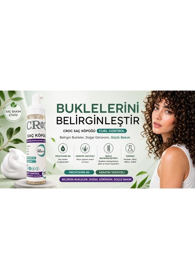 Croc Saç Köpüğü No:3 250ml Belirgin Bukleler