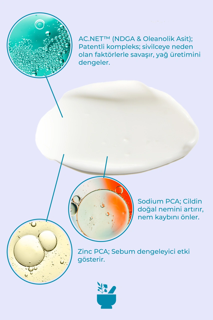 Cosmed Yağlı/Karma Ciltler İçin Matlaştırıcı Etkili Krem - Matifying & Rebalancing Cream - 40 ml
