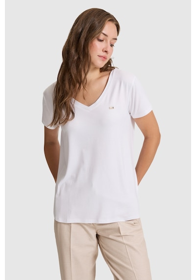 U.S. Polo Assn. U.s. Polo Assn. Kadın Beyaz Tişört 50323573-vr013