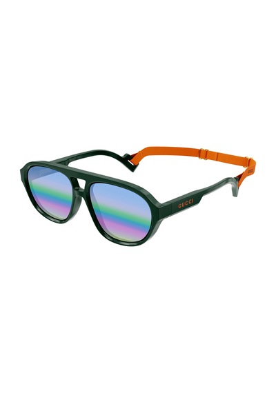 Guccı 1239s 003 58 Erkek Güneş Gözlüğü Yeşil