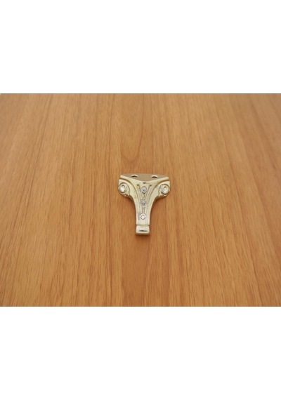Azimkarhirdavat Moda Çeyiz Süs Sandıkları İçin Minik Lükens Ayak 3.5 Cm Taşlı 10