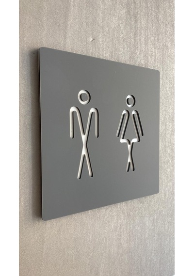 Cool Serisi Wc Yönlendirme Levhası