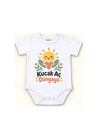 Babylimon Kucak Aç Dünyaya Beyaz Kısa Kollu Çıtçıtlı Bebek Zıbını Beyaz - Kucak Aç Dünyaya - 928161955 Beyaz - Kucak Aç Dünyaya Babylimon Kucak Aç Dünyaya Beyaz Kısa Kollu Çıtçıtlı Bebek Zıbını Beyaz - Kucak Aç Dünyaya - 928161955 Beyaz - Kucak Aç Dünyaya