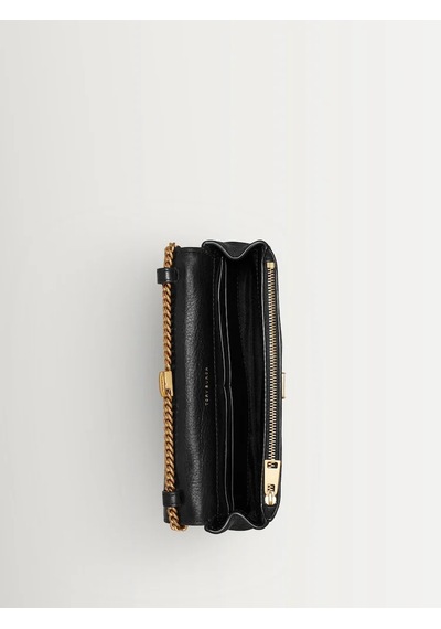 Tory Burch Charlıe Quılted Small Kadın Omuz Çantası 185829-001 Siyah