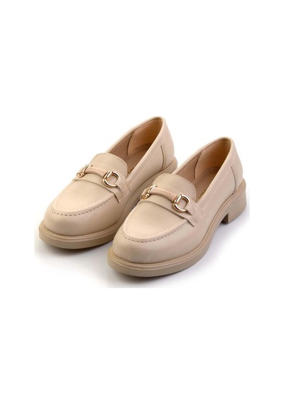 Bej Kadın Loafer Ayakkabı K01714130009 Bej