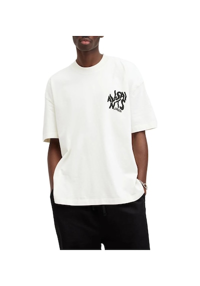 Novalisse Erkek Tişört Baskılı Kısa Kol T-shirt - Beyaz Çoklu Renk