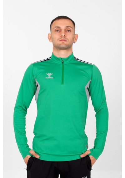 Hummel Otantik Antrenman Eşofman Üstü Koyu Yeşil