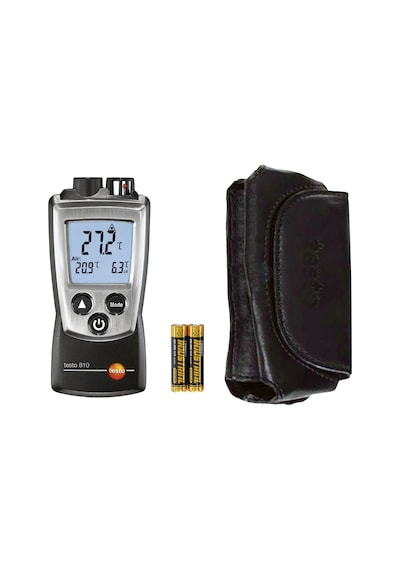 Testo 810 Temassız Sıcaklık Ölçüm Cihazı 2 Kanallı