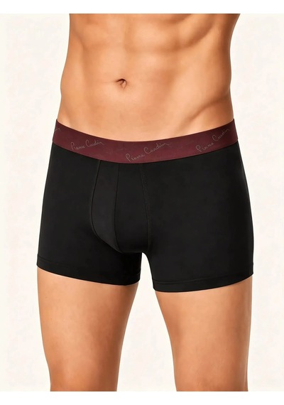 Pierre Cardin Pamuklu Erkek Boxer 3'lü Paket Siyah