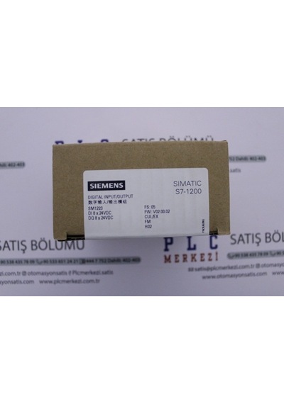 6ES7223-1BH32-0XB0, 6ES7 223-1BH32-0XB0  DIGITAL I/O SM 1223, 8 DI / 8 DO  ÜRT.GARANTİSİ