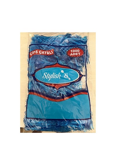 Stylish Renkli Şeytan Cips Çatalı 1000 Adet