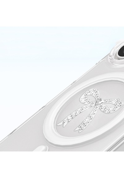 İphone 17 Uyumlu Kılıf M-safe Şarj Özellikli Zore Paris Mova Sert Pc Kapak Şeffaf