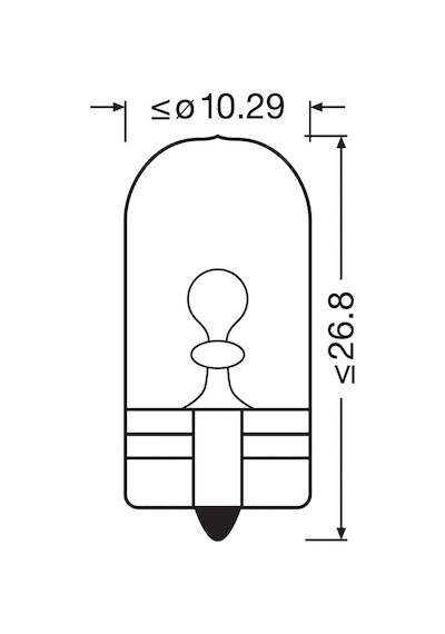 Osram Orijinal W5 W Halojen, Konum Ve Plakası Işığı Double Blister Beyaz 2825-02b Diğer