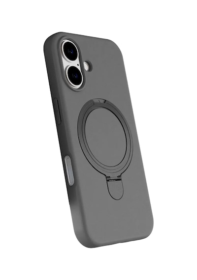 Newface Apple İphone 16 Regal Magsafe Standlı Kapak - Titan Gri