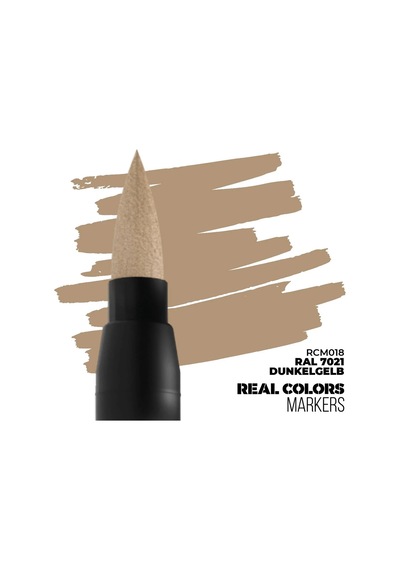 Ak-ınteractive Rcm018, Koyu Sarı Marker Kalemi Ral 7028 Standart