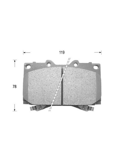 HITEC D2177 Ön Balata Land Cruiser 90-94