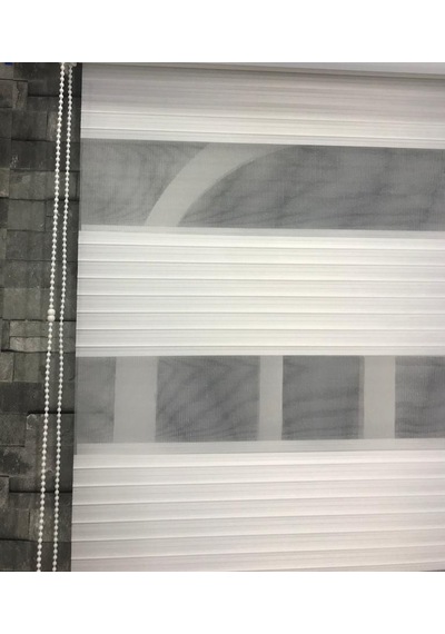 Storburada Pliseli Stor Zebra Perde Ekru Stb481-d Ekru
