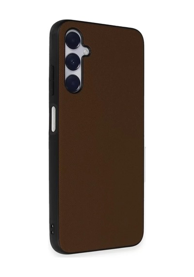 Newface Samsung Galaxy A05s Kılıf Taft Kapak - Kahverengi