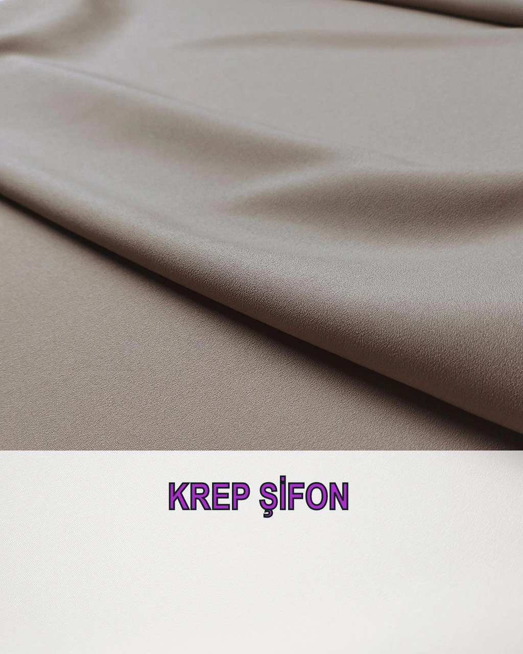 Krep Şifon Bej Renkteen: 150 Cm-3328 Renkli